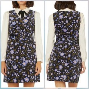 ModCloth x Princess Highway Corduroy Floral Midi Dress Size 10 US/ 14 AUS